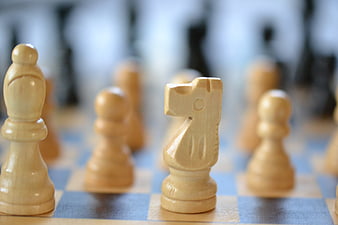 Wallpaper macro, horse, the game, chess, Board, figure, black background,  king for mobile and desktop, section разное, resolution 1920x1080 - download