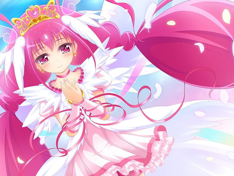 The little princess, girl, anime, manga, pink hair, princess, HD wallpaper  | Peakpx