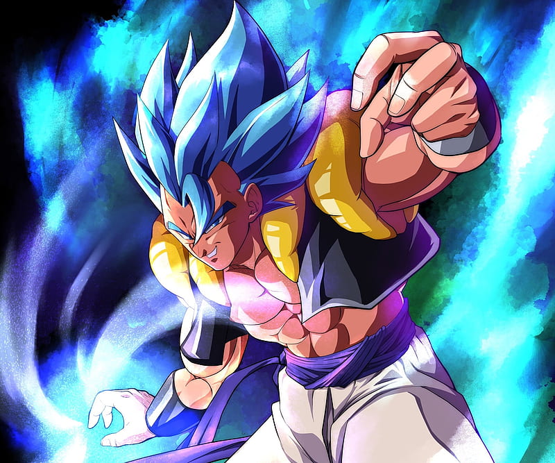 Mobile wallpaper: Anime, Gogeta (Dragon Ball), Super Saiyan Blue, Dragon  Ball Super: Broly, 1342696 download the picture for free.