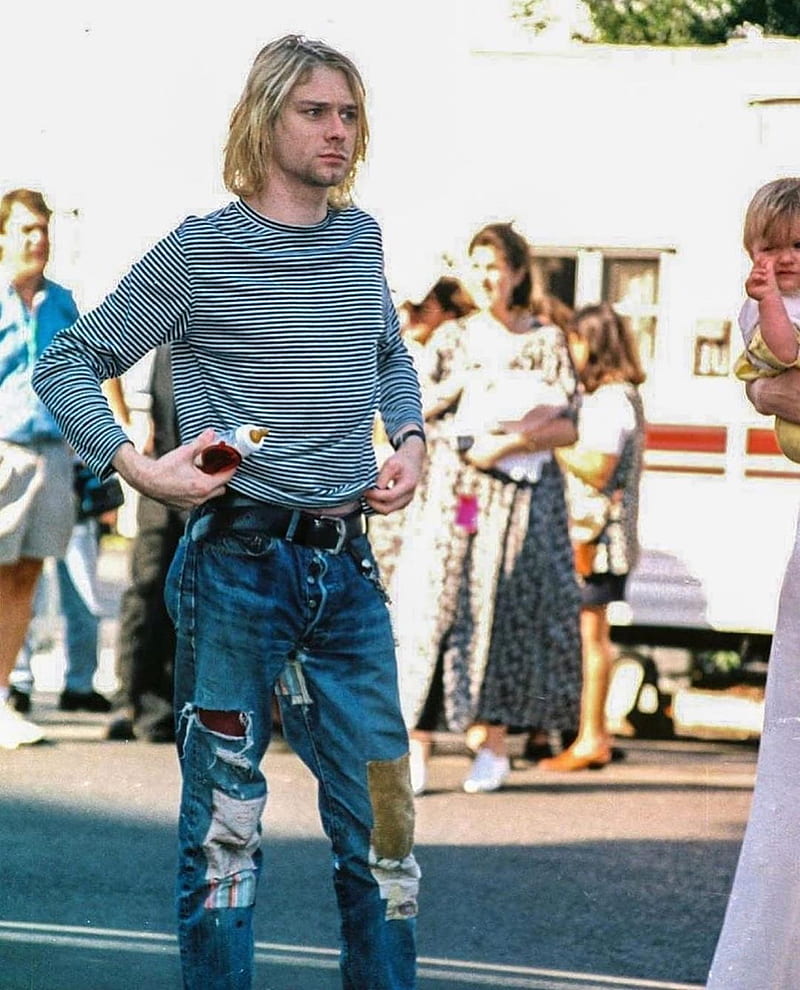 Kurt Cobain, chad channing, dave grohl, grunge, jason everman, krist ...