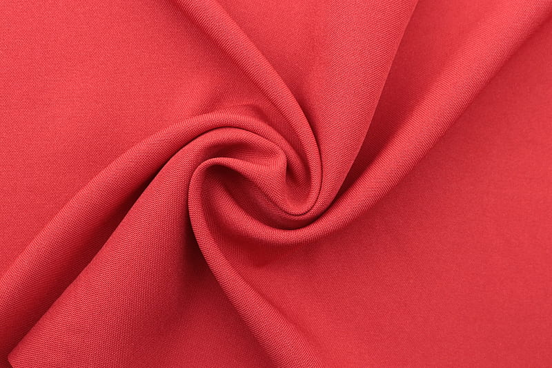 fabric, folds, rotation, texture, red, HD wallpaper
