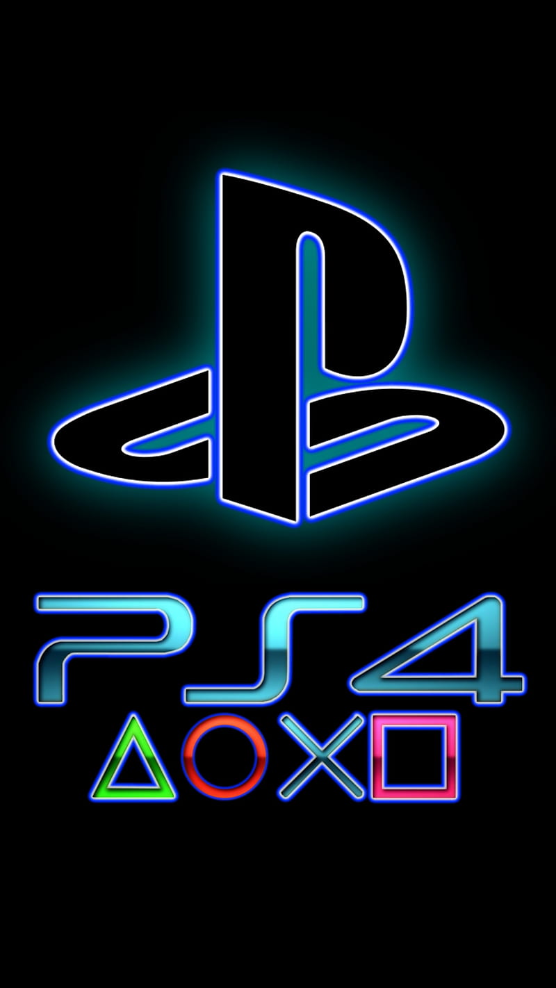 ps4, logo, sony, HD phone wallpaper