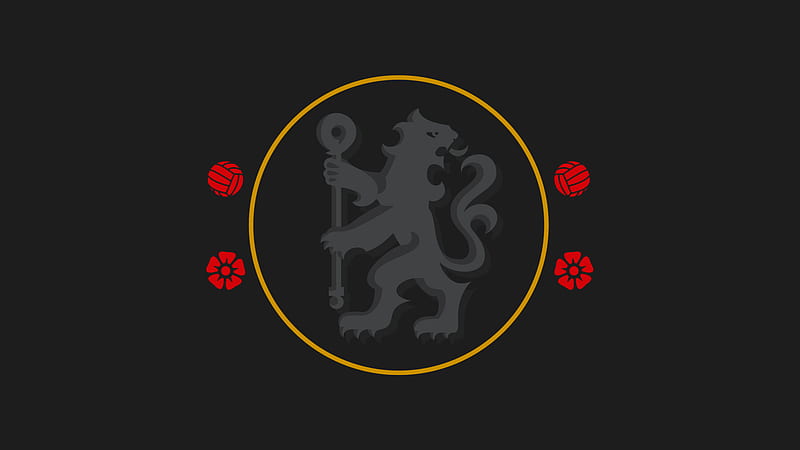 Light Black Background Crest Emblem Logo Soccer Symbol Chelsea F.C, HD wallpaper