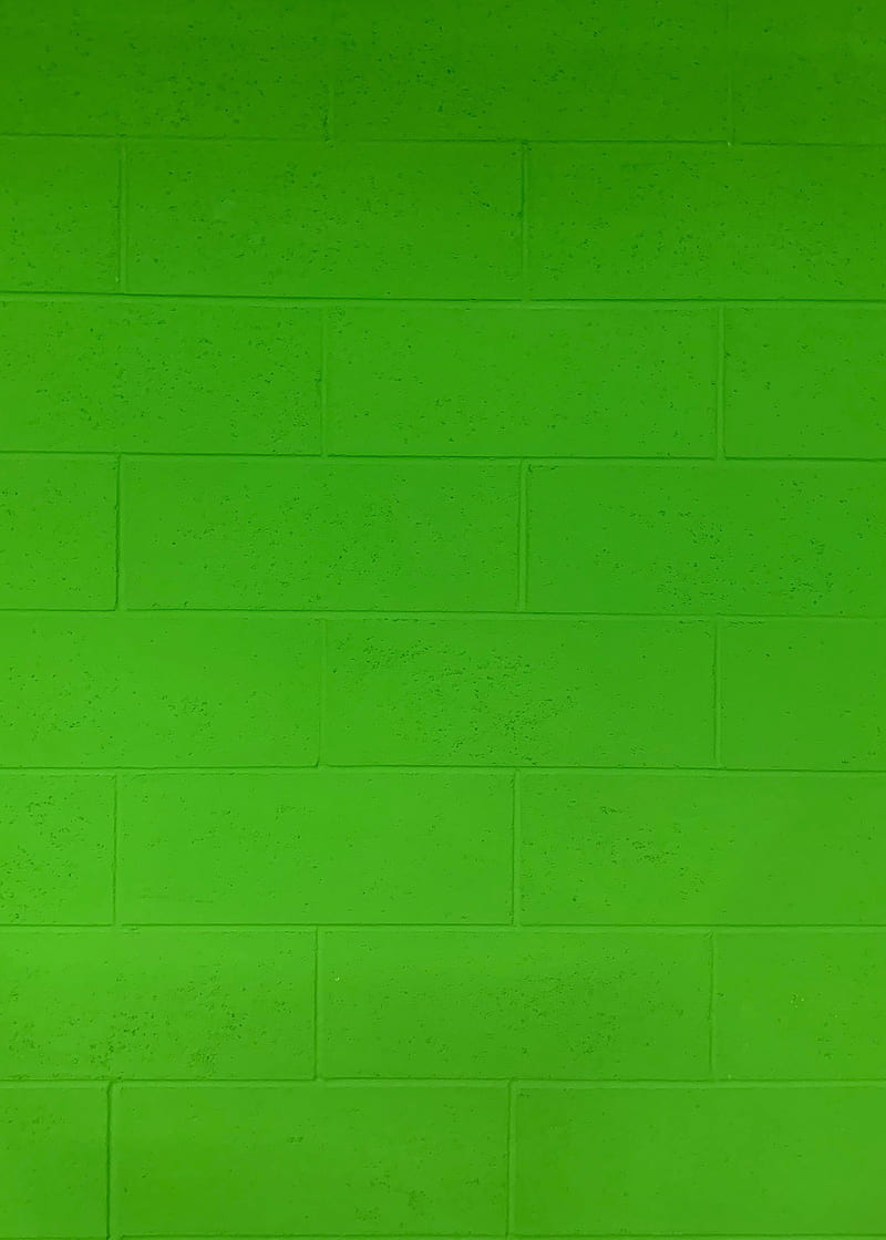 wall, brick, green, texture, HD phone wallpaper