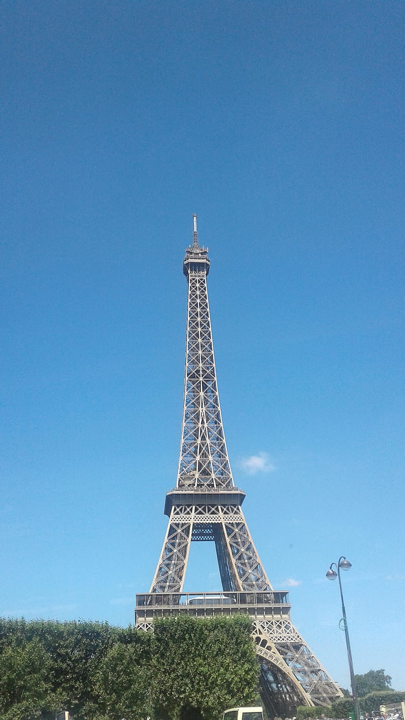 Paris, black, blue, glorious, green, tall, tour, tower, white, HD phone wallpaper