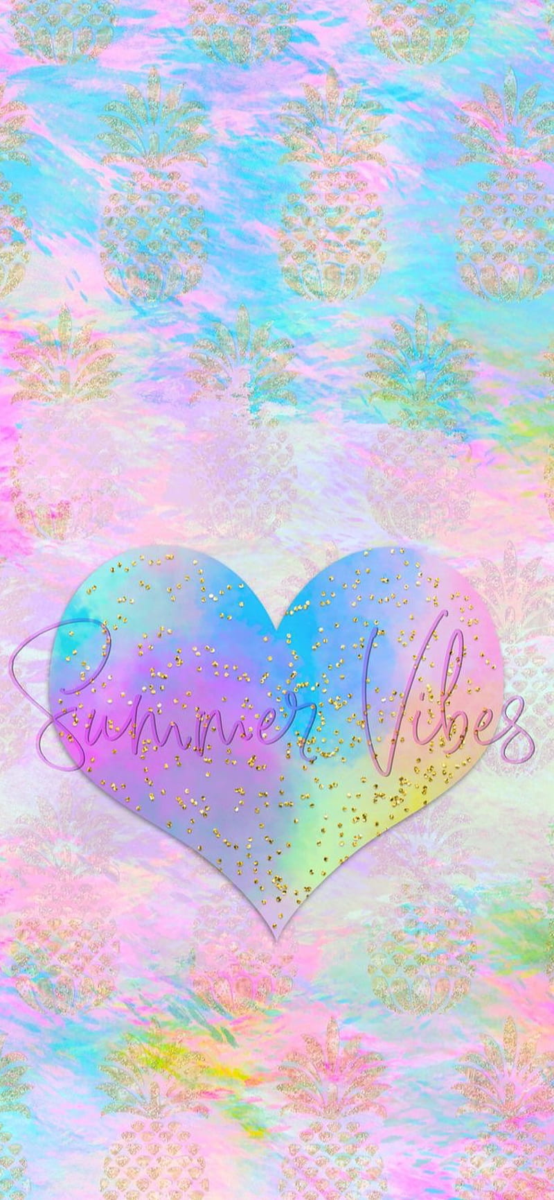 Summer Vibes, colorful, colors, heart, pastel, rainbow, sayings, summer,  vibes, HD phone wallpaper | Peakpx