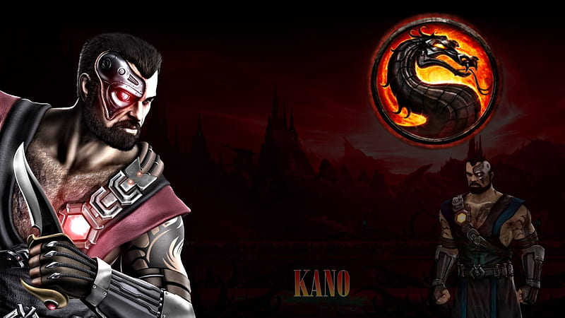 Mortal Kombat - Kano, video game, mortal, kombat, kano, HD wallpaper