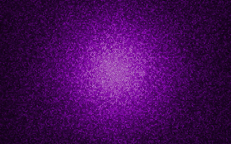 violet mosaic background, abstract art, mosaic patterns, violet backgrounds, mosaic textures, background with mosaic, HD wallpaper