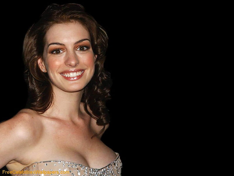 1920x1080px 1080p Free Download Anne Hathaway Female Sexy Dress Actress Smile Pretty 