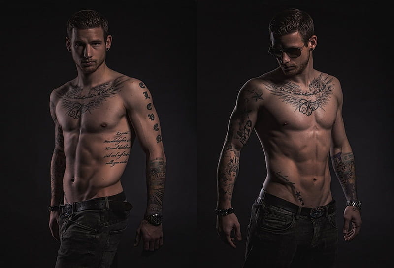 Timo Perthel, male, tattoo, body, man, HD wallpaper | Peakpx