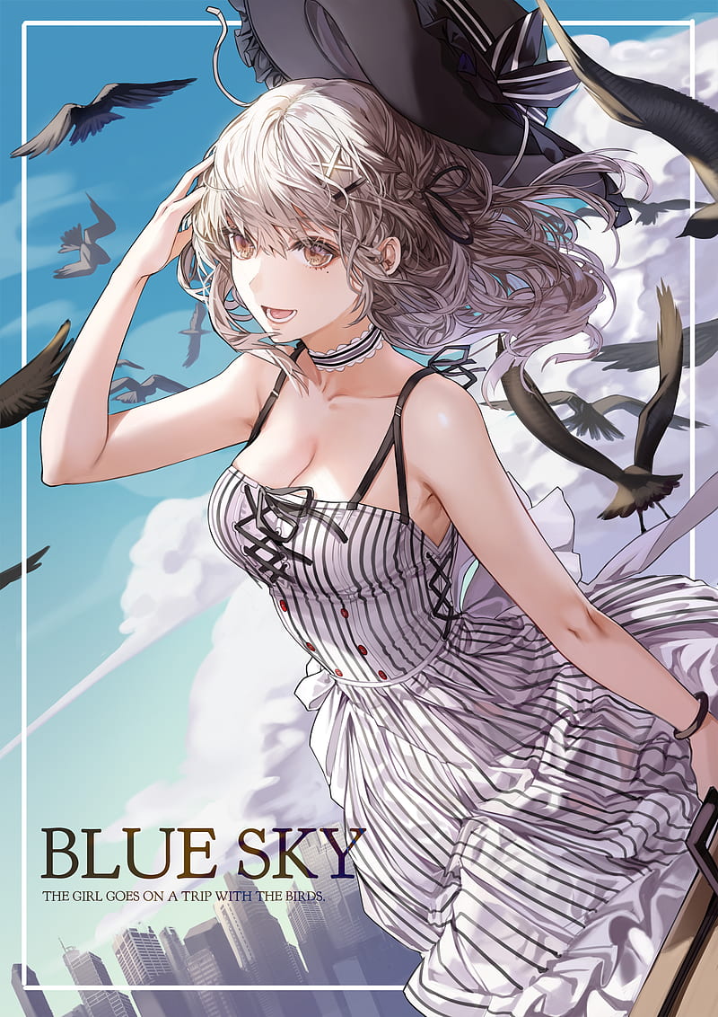 Kimihiyo/#1167118 - Zerochan | Anime, Blue anime, Bird girl