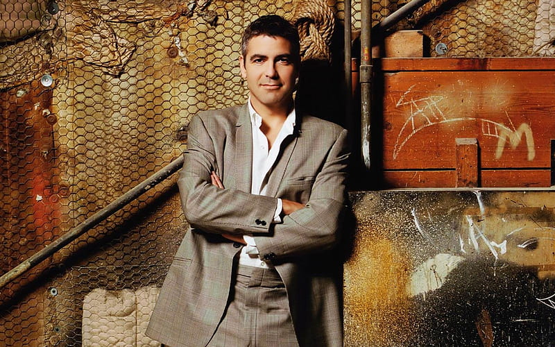 George Clooney-Male Celebrity, HD wallpaper