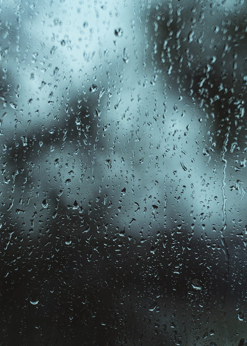 rain drops, window, surface, mood, HD phone wallpaper