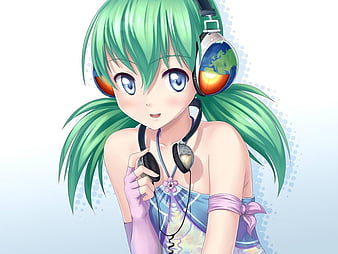 Anime girl listening music, eatphone, fantasy, friend, girl, anime, music,  doll, HD wallpaper | Peakpx