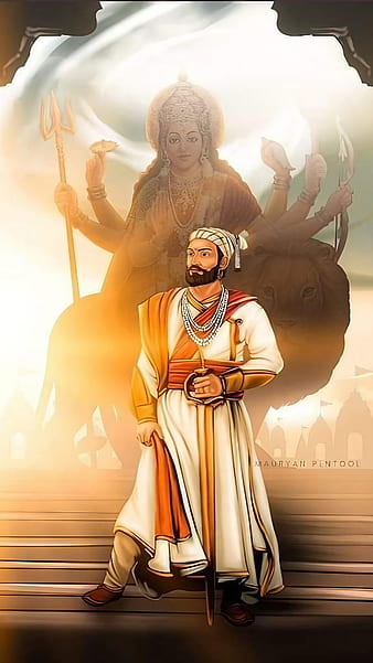 Print It Nice Chatrapati Shivaji Maharaj HD wallpaper Photo Frame (8