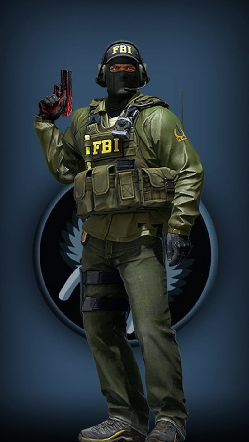 Download CS GO Mobile Armed Terrorist With Mask Wallpaper