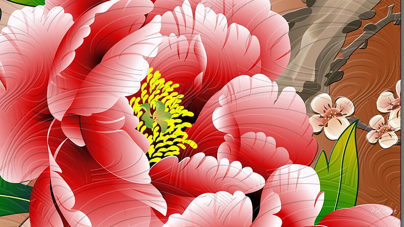 Oriental Poppy Texture, poppy, texture, bright, flower, summer, garden, flower, spring, HD wallpaper