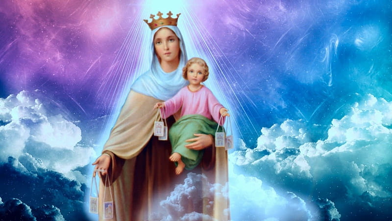 Mother of God, Angels, Holy Trinity, Virgin, Mary, rosary, HD wallpaper |  Peakpx