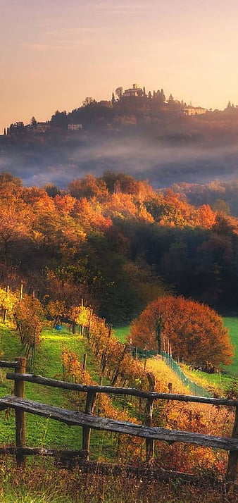 Breathtaking Countryside Sunset HD Wallpaper by Laxmonaut