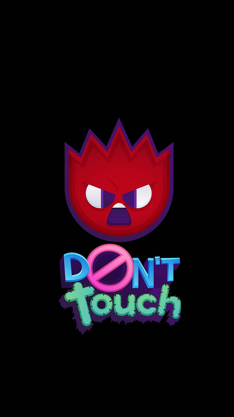 Angry Don't Touch, don't touch, lockscreen, HD phone wallpaper | Peakpx