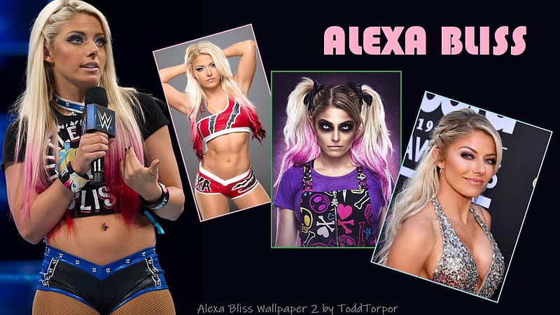 Alexa Bliss 2, alexa bliss, athlete, celebrities, sports, wwe, people, wrestling, HD wallpaper
