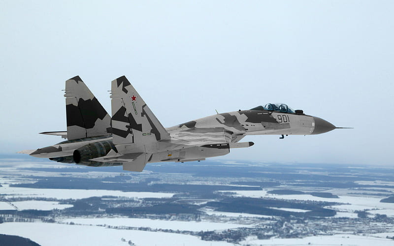 5120x2880px, 5K free download | Sukhoi Su-35, fighter, combat aircraft ...