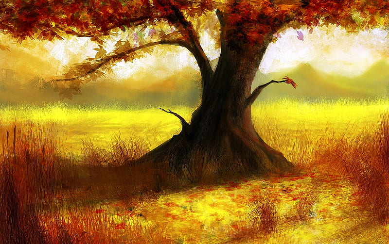 Autumn Art Herbstfarben Art Autumn Tree Leaves Colors Bonito Hd Wallpaper Peakpx