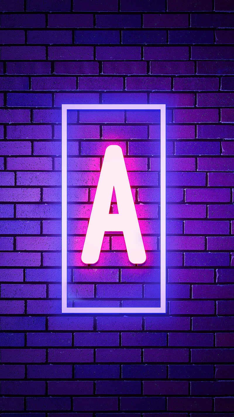 Neon A, A Alphabet, A Neon, Neon Light, HD phone wallpaper