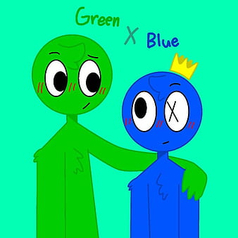 Blue x White (Rainbow Friends), Random pics #5