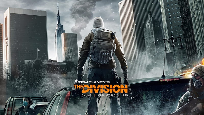 rpg, ps 4, division, 2016, xbox one, shooter, poster, tom clancys, ubisoft massive, windows, HD wallpaper