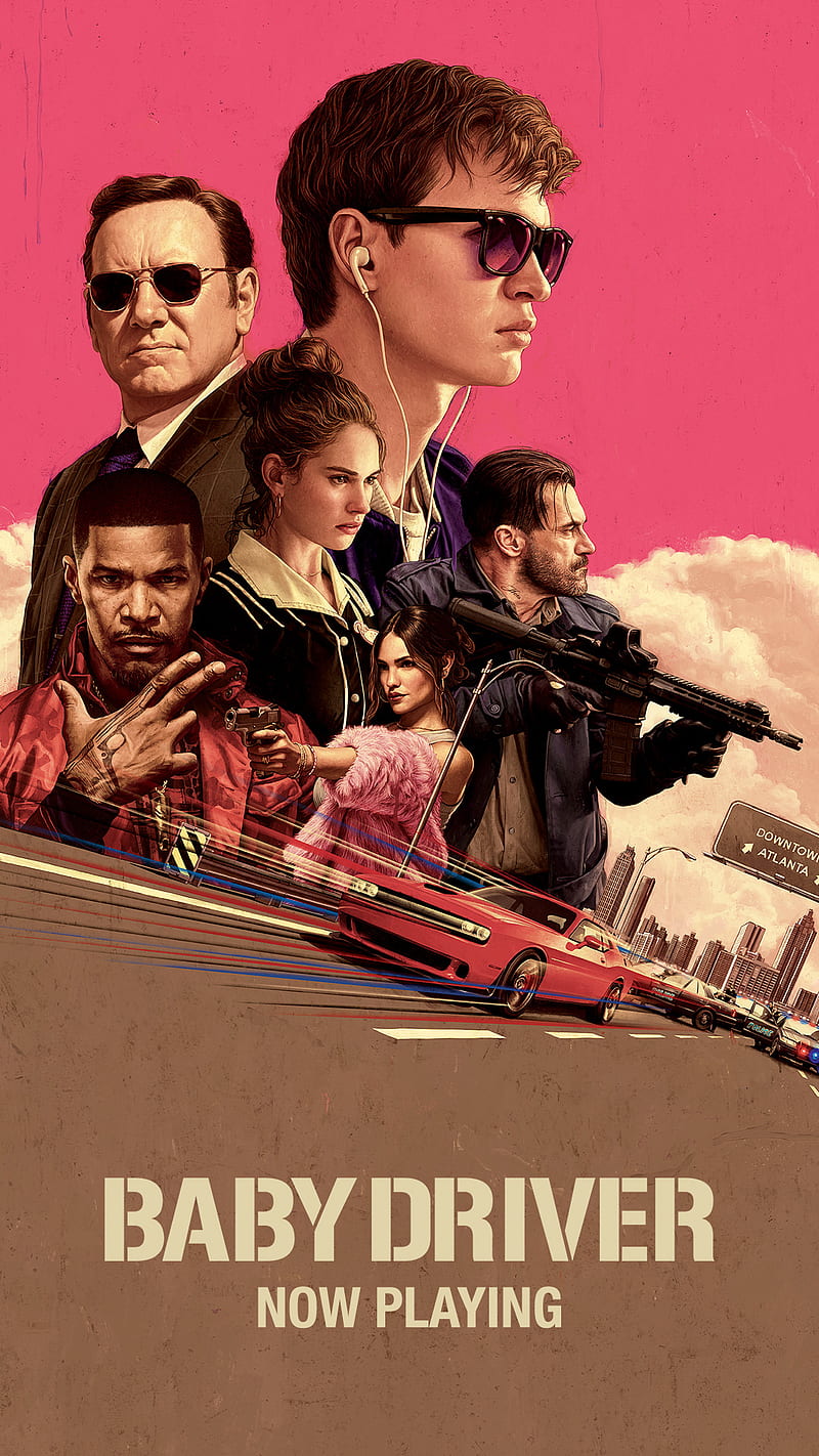 BABYDRIVER 7 New 1080, action, movie, heist, wright, edgar, baby, driver, film, HD phone wallpaper