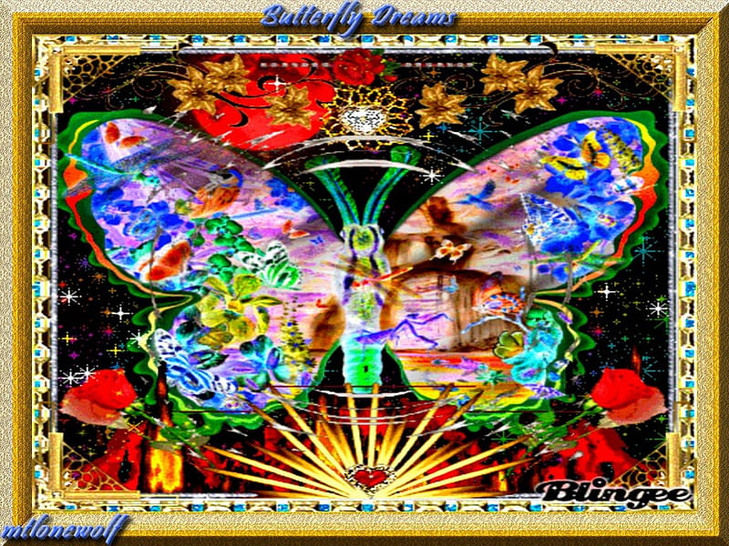 Butterfly Dreams, dreams, mtlonewolf, butterfly, flight, HD wallpaper