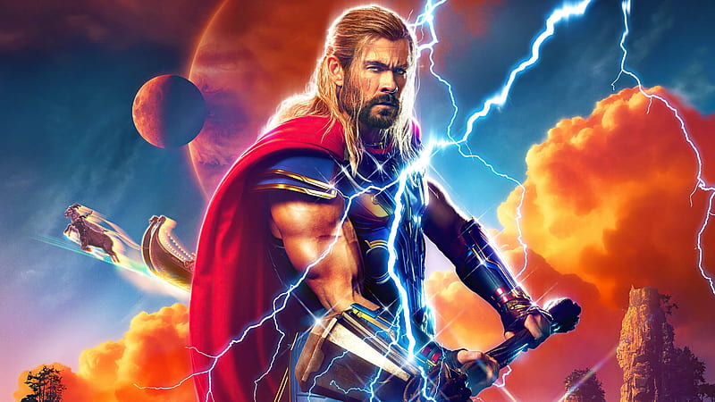 Chris Hemsworth 2022 Thor Love and Thunder Marvel Films, HD wallpaper