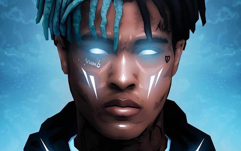 XXXTentacion, fan art, american rapper, music stars, american celebrity, Jahseh Dwayne Ricardo Onfroy, XXXTentacion art, HD wallpaper