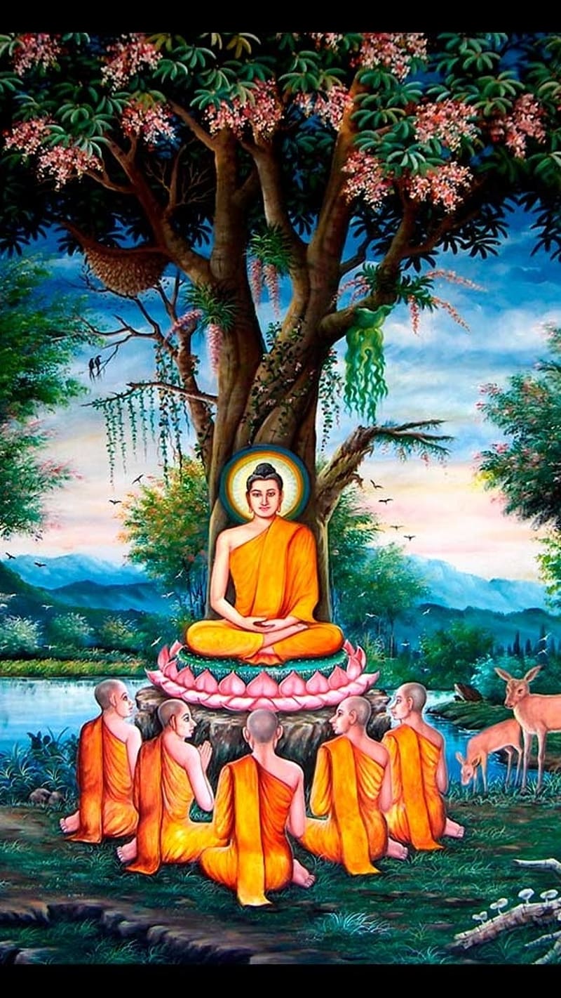 Buddha Bhagwan Ki Shiksha, buddha bhagwan, bhakti, HD phone wallpaper