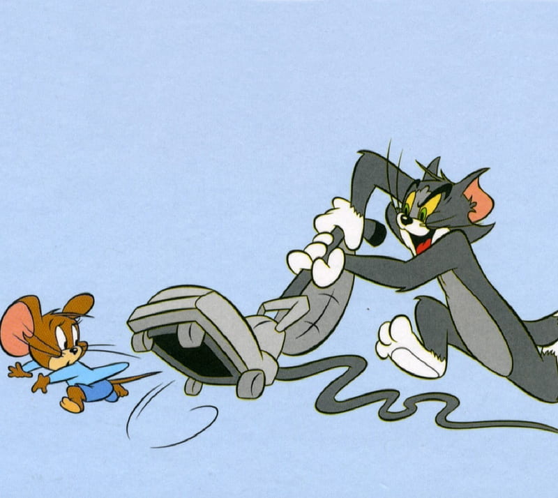 Tom And Jerry, cartoon, desney, donald, happy, hello, kids, mickey, toon, HD wallpaper