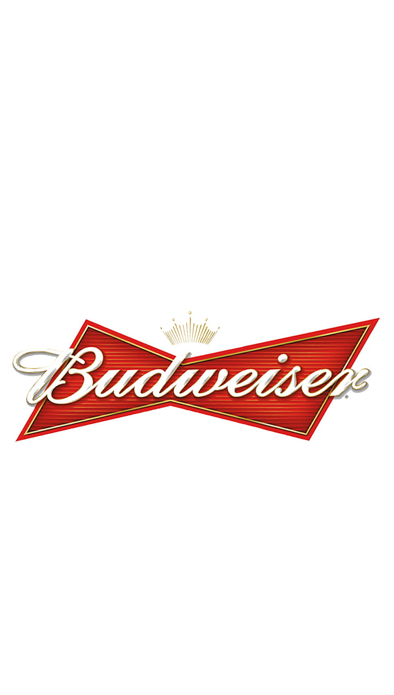 budweiser beer logo, brand, iphone, white, HD phone wallpaper