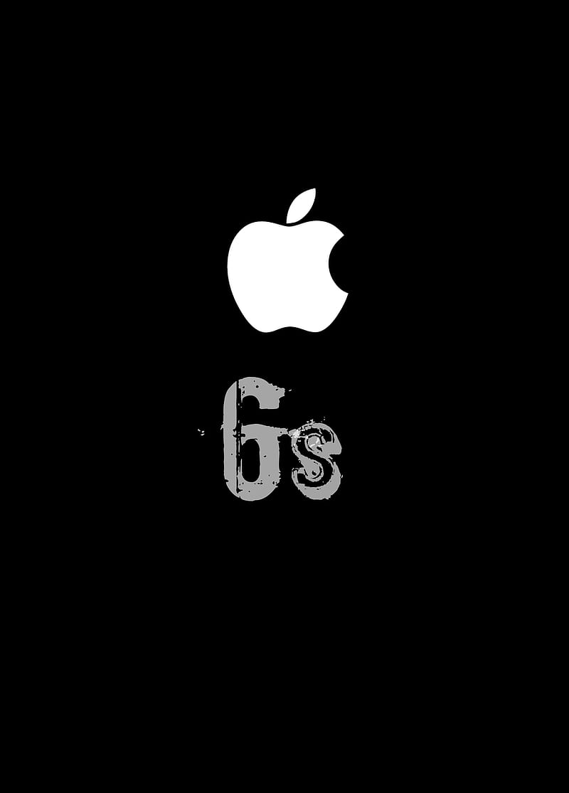 iPhone 6s, amoled, apple, best, black, iphone6, iphone6s, logo, HD phone wallpaper
