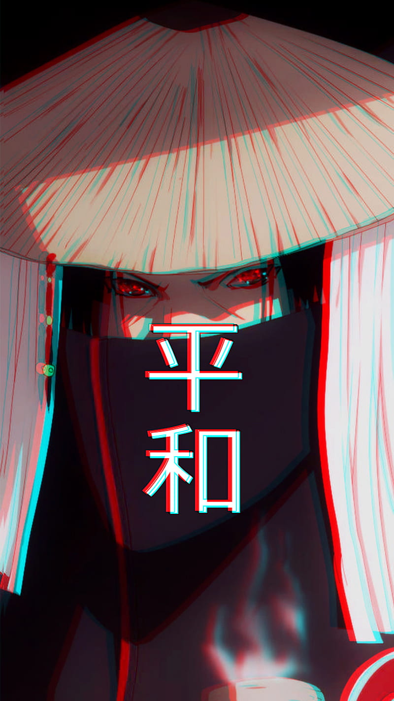 itachi uchiwa, akatsuki, blue, glitch, itachi, naruto, peace, red, uchiwa, HD phone wallpaper