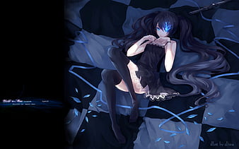 B.R.$., cute, brs, anime, black dress, HD wallpaper