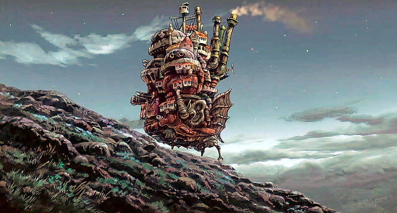 howls moving castle, moving, anime, awesome, magic, howl, castle, HD wallpaper