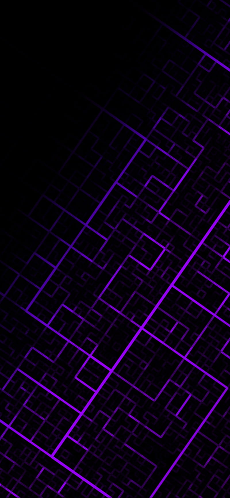 Digital Grid, abstract, background, lines, maze, pattern, purple, tron, HD phone wallpaper