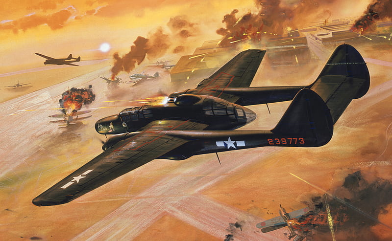 Northrop P-61 Black Widow, HD wallpaper
