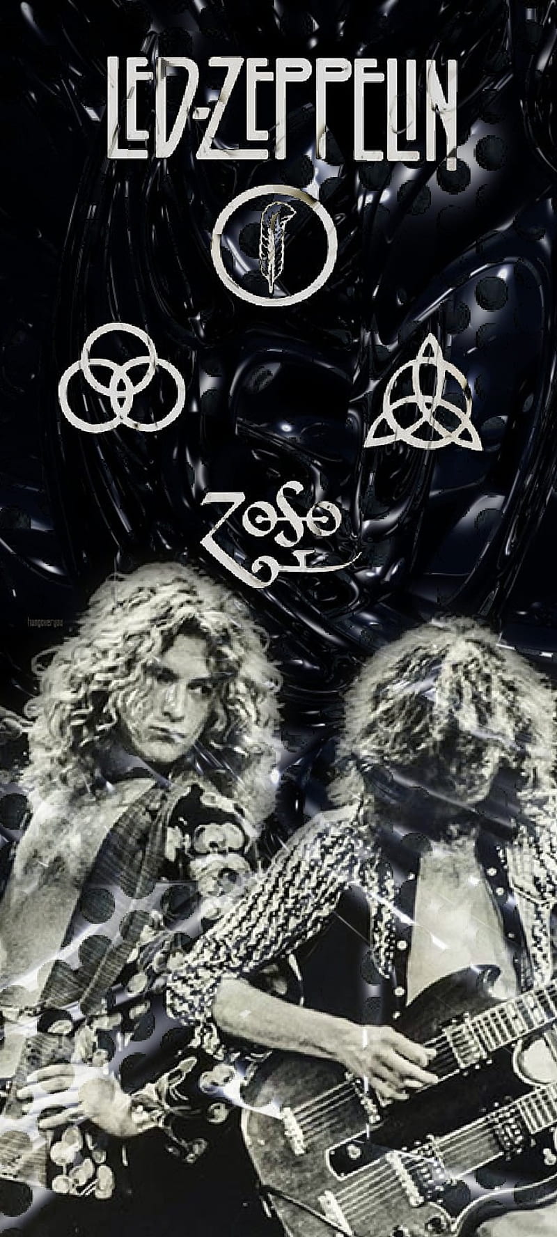 Led Zeppelin Live, jimmy page, led zeppelin, robert plant, HD phone wallpaper