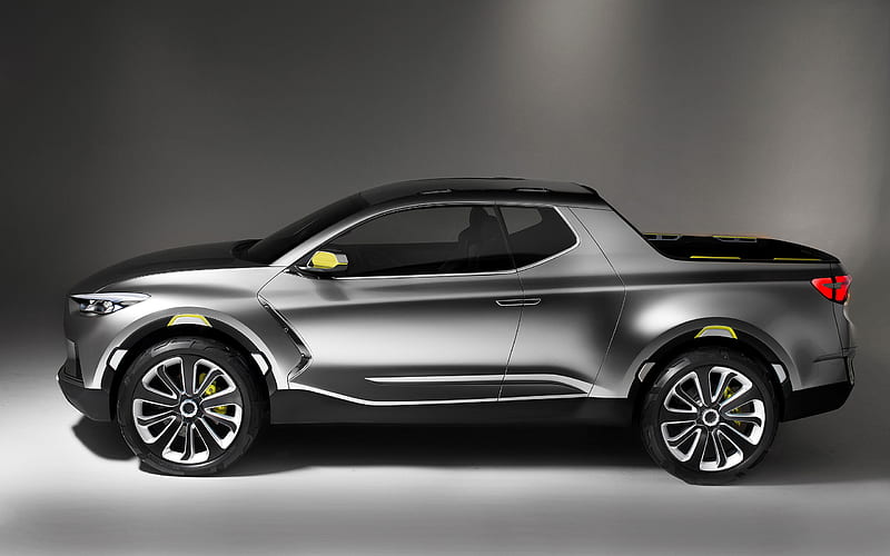 2015 Hyundai Santa Cruz Crossover Truck Concept, Inline 4, Turbo, car, HD wallpaper