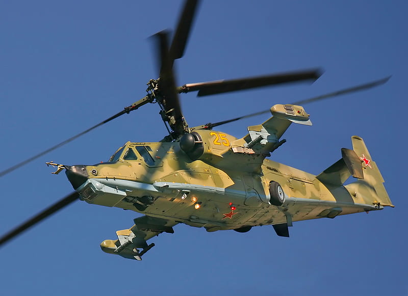 Kamov KA-50, guerra, ka50, helicopter, heli, kamov, ka-50, military, russian, copter, HD wallpaper