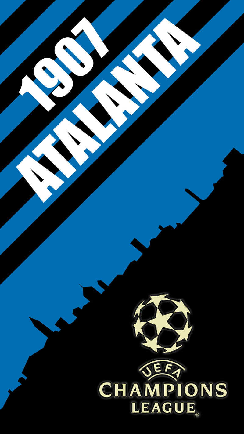 Atalanta Bergamo 4, 1907, calcio, champions, logo, shield, ultras, HD phone wallpaper