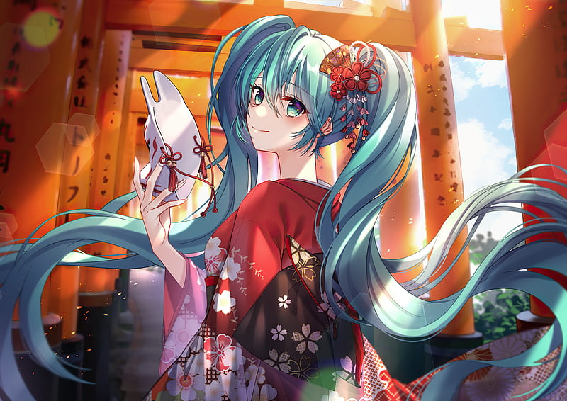 Anime, Vocaloid, Hatsune Miku, HD wallpaper | Peakpx