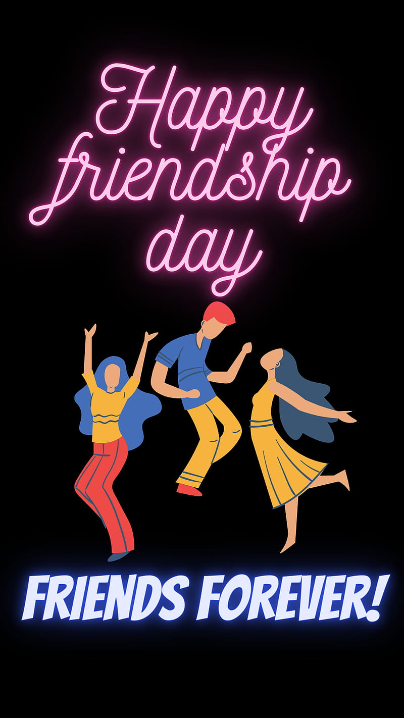 friendship, friends forever, friendship day, friends, HD phone wallpaper