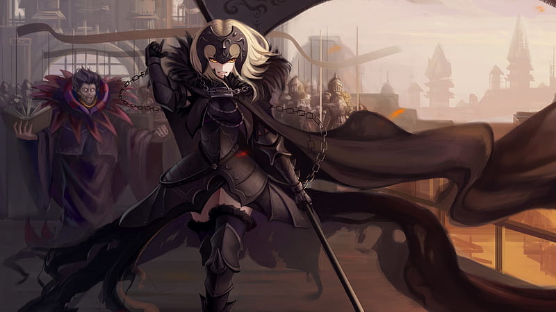 Anime, Blonde, Cape, Chain, Armor, Yellow Eyes, Fate (Series), Thigh Boots,  Caster (Fate/zero), HD wallpaper | Peakpx